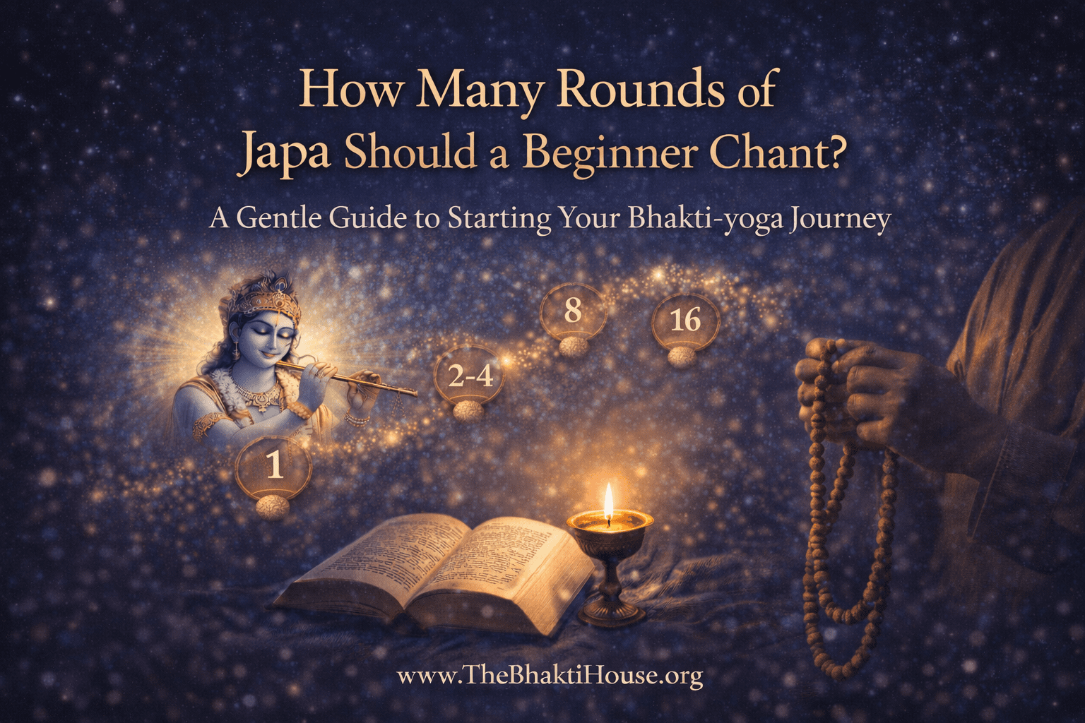 how many rounds of japa should a beginner chant