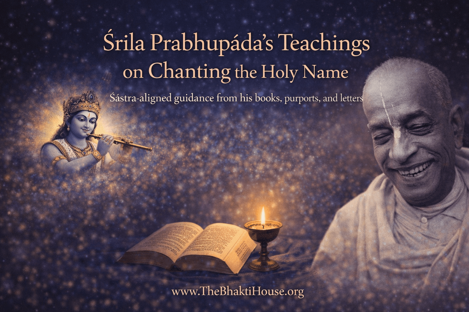 Śrīla Prabhupāda’s Teachings on Chanting the Holy Name Śrīla prabhupāda’s teachings on chanting the holy name