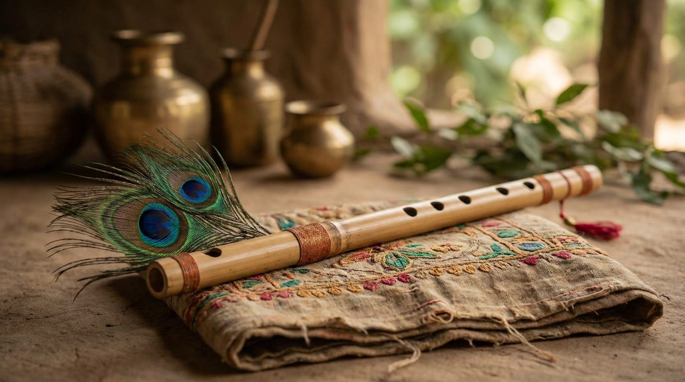 The Divine Melody: Krishna's Flute 240720261784904469.jpeg