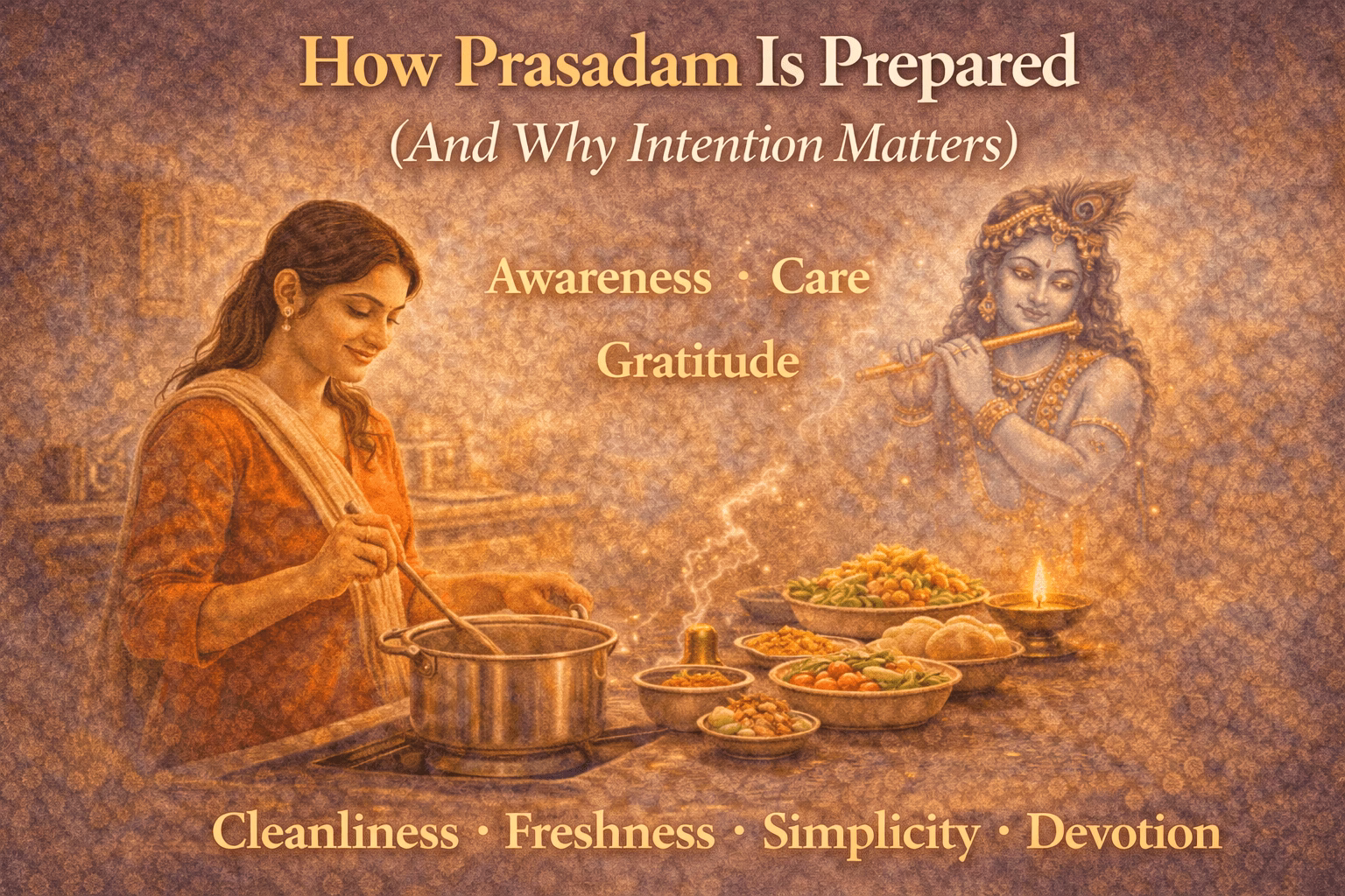 how prasadam is prepared