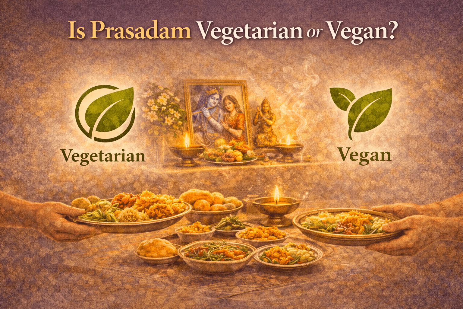 is prasadam vegetarian or vegan