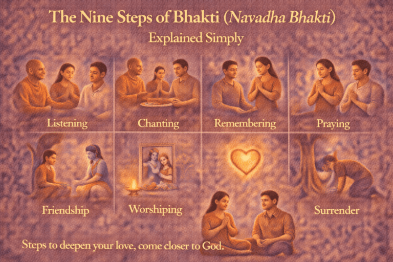 The Nine Steps of Bhakti (Navadha Bhakti) Explained Simply - The Bhakti ...