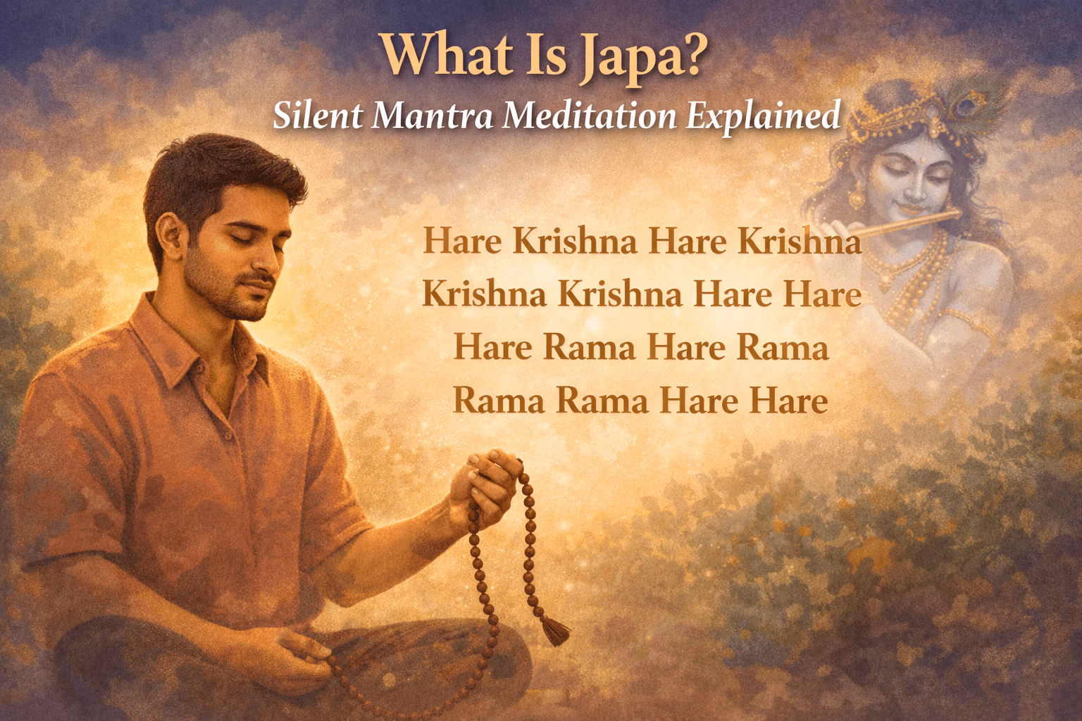 what is japa silent mantra meditation explained