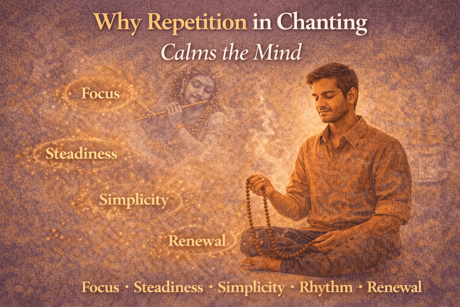 why repetition in chanting calms the mind