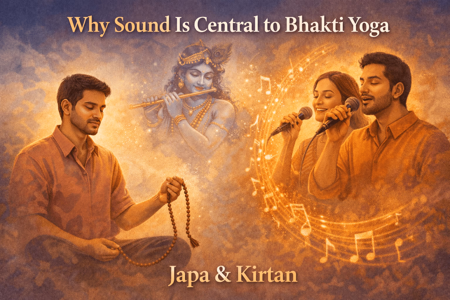 why sound is central to bhakti yoga