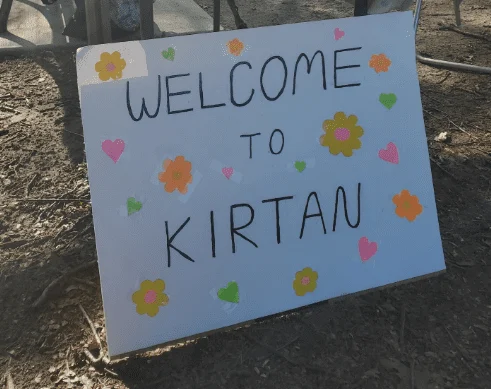 What Is Kirtan? A Simple Form of Sound Meditation Welcome to Kirtan sign
