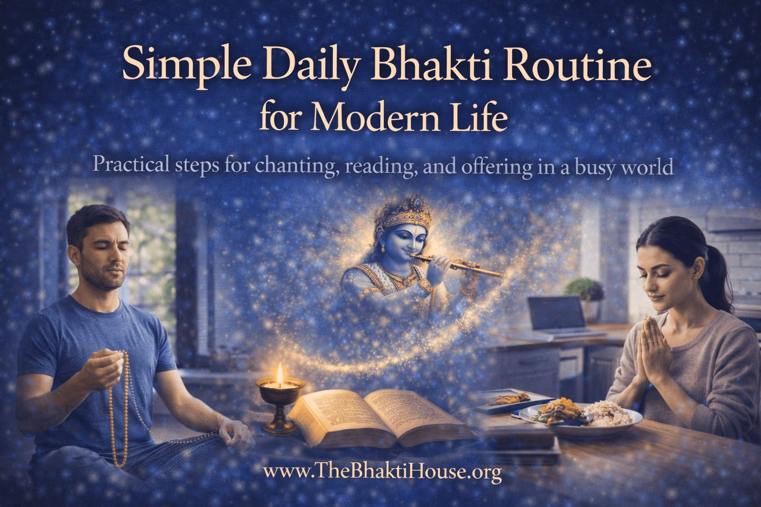Simple Daily Bhakti Routine for Modern Life simple daily bhakti routine for modern life