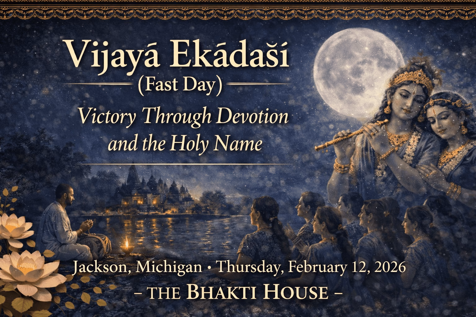 Vijayā Ekādaśī (Fast Day) — Jackson, Michigan vijayā ekādaśī (fast day) — jackson, michigan