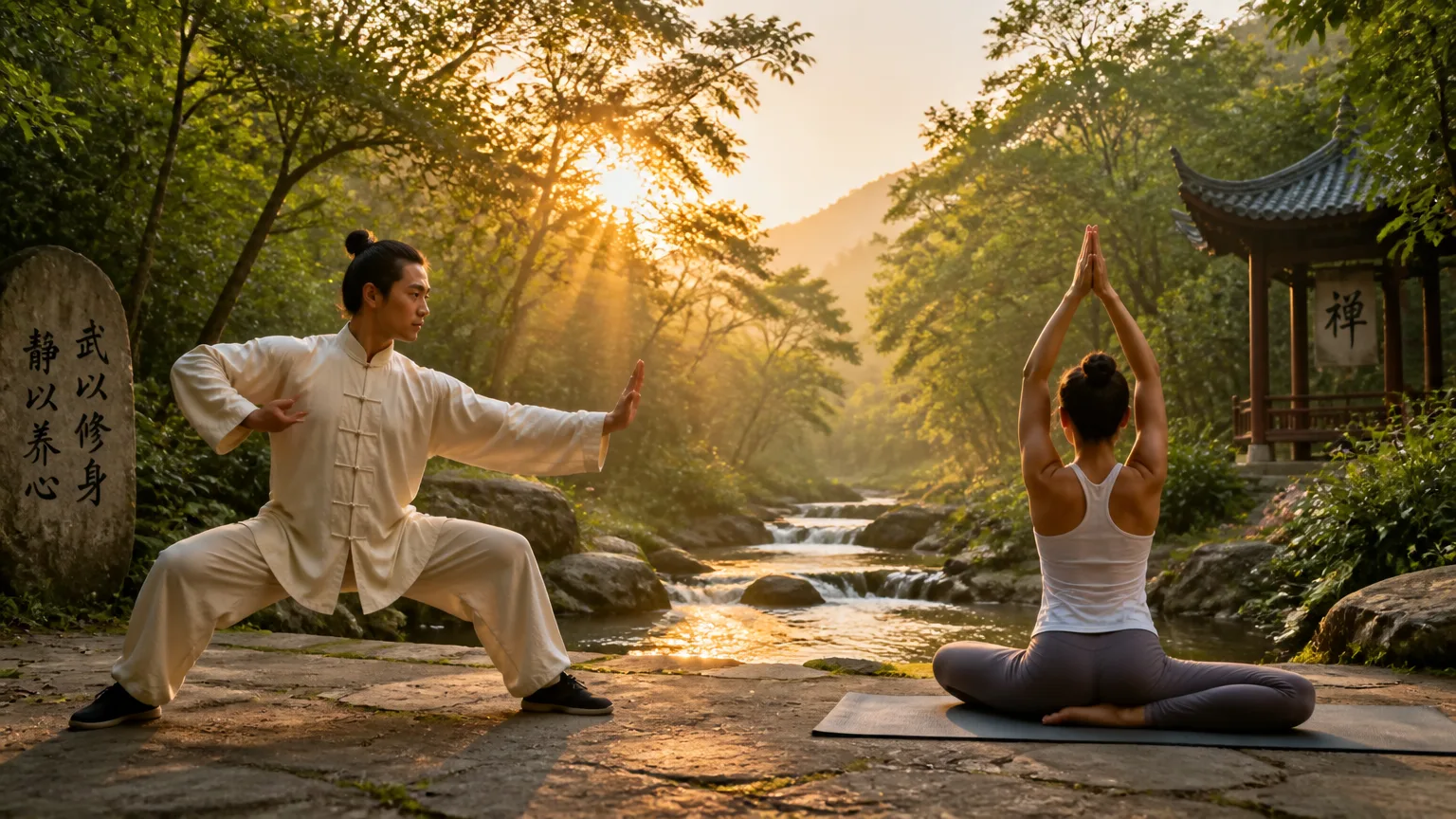 Unifying Mindfulness: The Synergy of Kung Fu and Yoga Practices