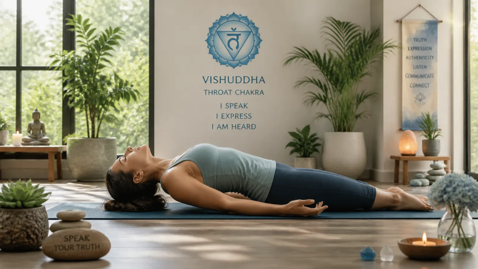 Unlock Your Voice: Top 6 Throat Chakra Yoga Poses for Communication
